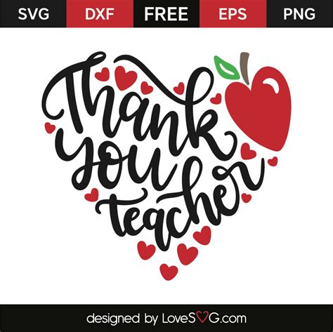 teacher lovesvgcom