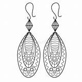 Earrings Earring sketch template