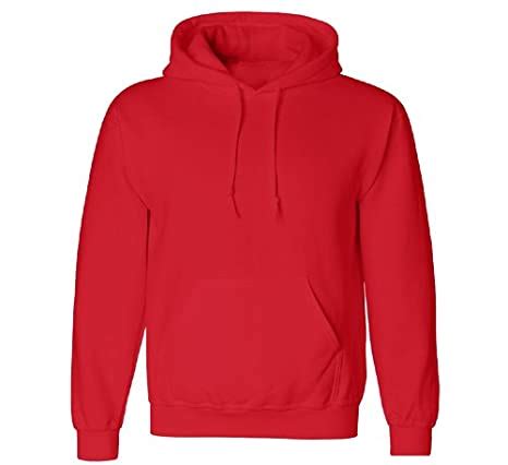 red hoodie plain red hooded top red hooded sweatshirts xs xxl amazoncouk clothing