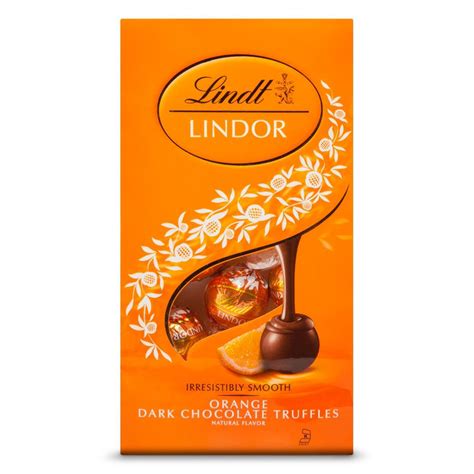 lindt lindor orange dark chocolate truffles reviews