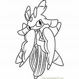 Lurantis Coloringpages101 Pokémon sketch template