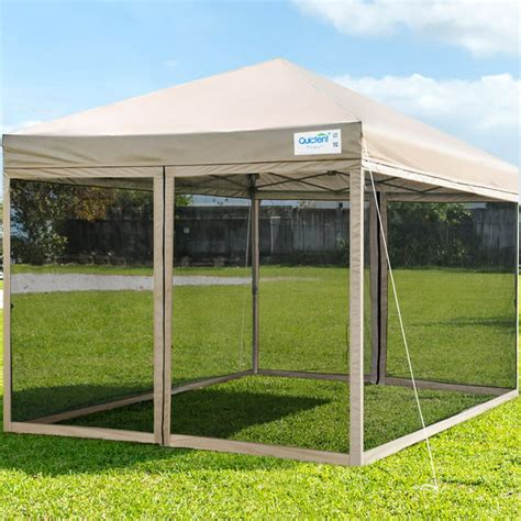quictent  ez pop  canopy  netting screen house room tent mesh sides walls  roller