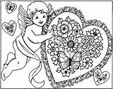 Valentines Kids Coloring Pages Fun sketch template