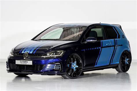vw golf gti  decade bhp show car arrives  worthersee auto express