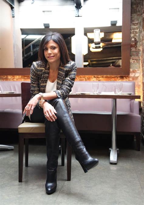 bethenny frankel beige boots outfit high boots outfit