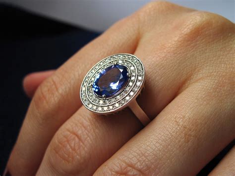 oval tanzanite engagement ring tanzanite ring benati