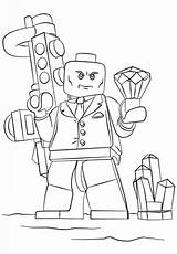 Coloring Pages Lex Luthor Getcolorings Lego sketch template