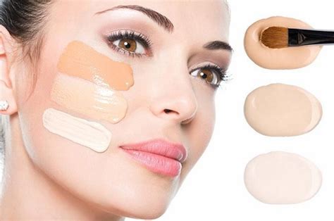 apply liquid foundation step  step