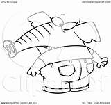 Butt Big Outline Cartoon Elephant Clip Toonaday Royalty Illustration Rf 2021 sketch template