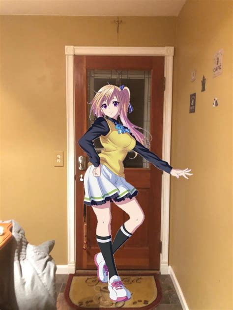 guys holy fuck an anime girl just showed up at my door and shes hot