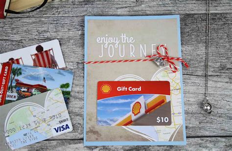 printable enjoy  journey graduation gift card holder gas