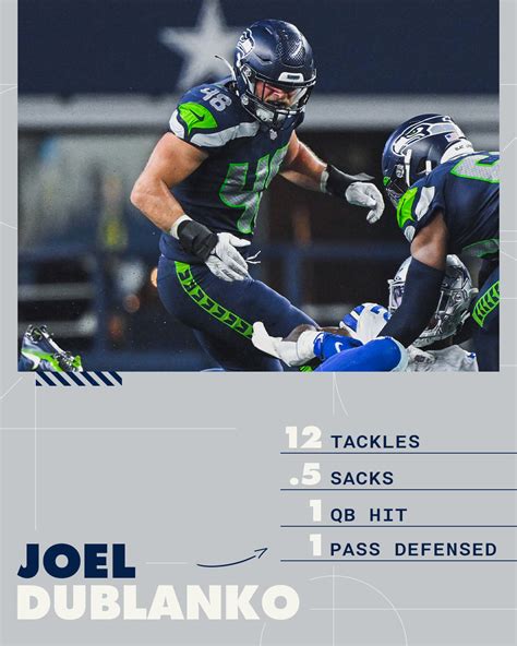 seattle seahawks on twitter jdublanko29 showed out in our last