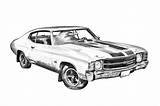 Chevelle 1971 Chevrolet Webber Keith 11th sketch template