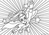 Ausmalbilder Superhelden Barbie Superheld Malvorlagen Cool2bkids Superflex Ausdrucken sketch template