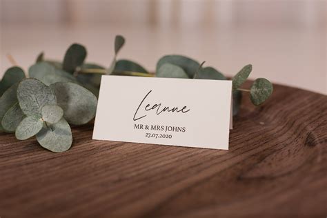 luxury folded wedding  card simple elegant printed etsy