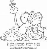 Coloring Zoo Color Animal Number Pages Animals Numbers Printable Preschool Worksheets Kids Activities Printables Put Crafts Happy Book Zoos Print sketch template