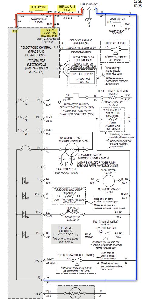 whirlpool dishwasher schematic  master samurai tech academy