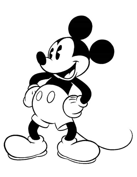 mickey mouse coloring page  kids color luna