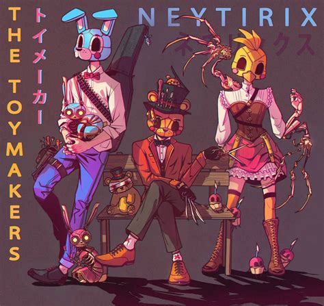 the toymakers fnaf by neytirix fnaf drawings fnaf art anime fnaf