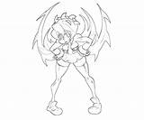 Skullgirls Filia sketch template