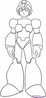 Coloring Mega Man Megaman Pages Printable Popular Kids Library Clipart Coloringhome sketch template