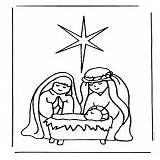 Coloring Pages Crib Christmas Bible Jesus Category sketch template