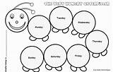 Coloring Pages Playgroup Caterpillar Hungry Popular Very sketch template