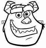 Sulley Sully Masker Monsters sketch template