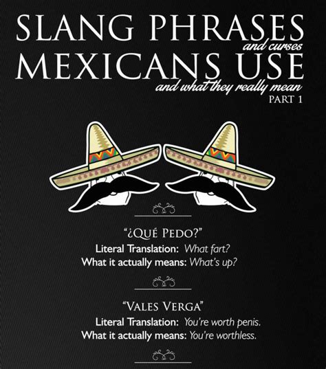 11 mexican spanish slang expressions infographic