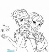 Coloring Frozen Pages Elsa sketch template