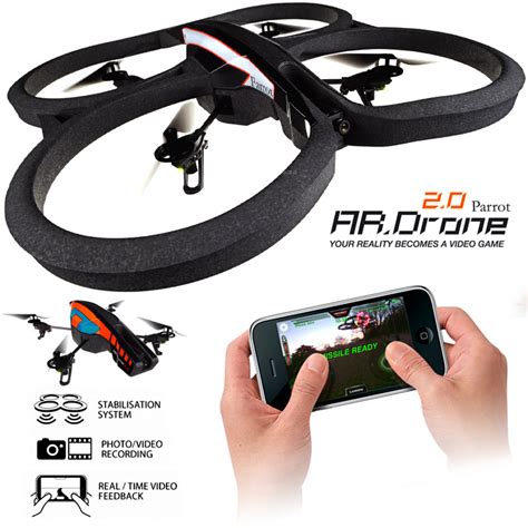 parrot ar drone  iphone android quadricopter  protective carrybag