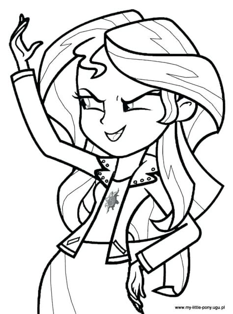 Mlp Eg Coloring Pages At Free Printable