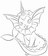 Vaporeon Pokemon Coloring Pages Lineart Lilly Gerbil Print Sketch Eevee Printable Drawing Colouring Color Cute Deviantart Astonishing Tr Draw Getdrawings sketch template