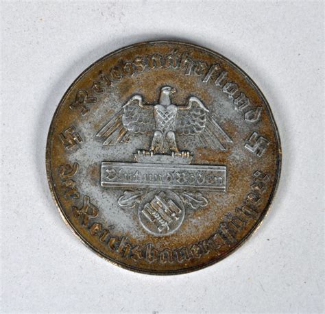 regimentals german wwii reich agricultural association medallion