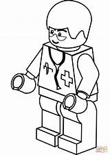 Coloring Doctor Lego Pages Drawing sketch template