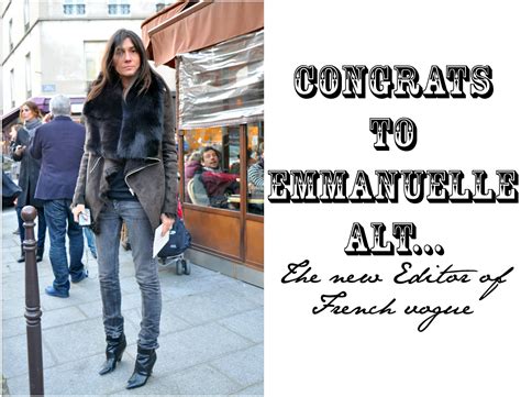 Emmanuelle Alt Named New Editor Of French Vogue Fashion Foie Gras