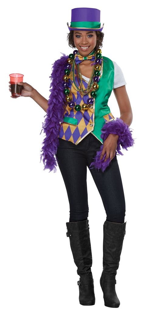 Size Small Medium 60735 New Orleans Mardi Gras Woman Adult Costume