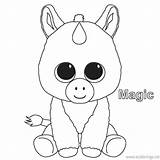 Beanie Boos Fantasia sketch template