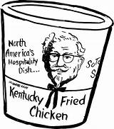 Kfc Bucket Pngitem sketch template