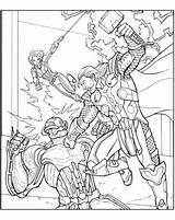 Vingadores Chitauri Ultron Colorear Desenho Ragnarok Supercoloring Kolorowanka sketch template