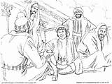 Coloring Pages Bible Jesus Temple Boy Testament John Baptist sketch template