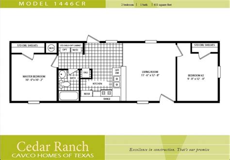 bedroom  bedroom  bath mobile home floor plans viral  home