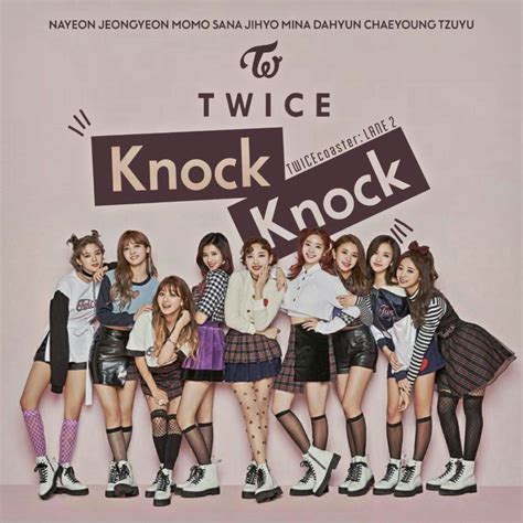 twice knock knock twicecoaster lane 2 album cover by