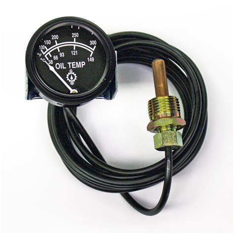wag aero   oil temperature gauge  rochester  ft capillary oil temp pressure