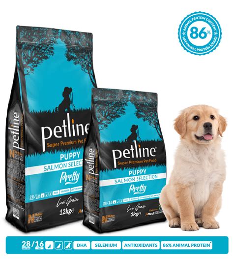 petline pretty super premium puppy dog food  salmon selection