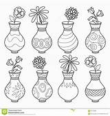 Colorare Vasi Vaso Vasos Coloring Vazen Blumen Vasen Barro Vase Livro Myify sketch template