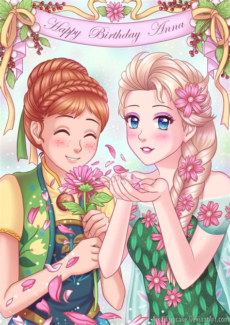 Anna And Elsa Frozen Fever Fan Art 38392975 Fanpop