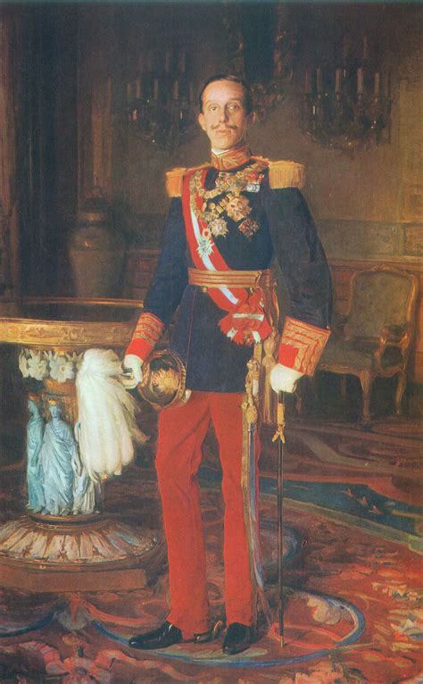 portrait  king alfonso xiii spain history military art portrait