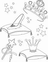 Princess Coloring Accessories Wand Pages Crown Kidspressmagazine Bubakids Cartoon Collectibles Cute Color Princesses Kids Getdrawings Drawing Stock Now sketch template