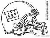 Coloring Pages Football Helmet Giants York Printable College Nfl Cowboys Seahawks Logo Dallas Helmets Odell Drawing Saints Bike Patriots Color sketch template